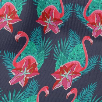 Flamingo And Hibiscus Terry