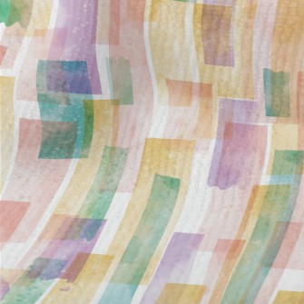 Colorful Watercolor Pattern Terry