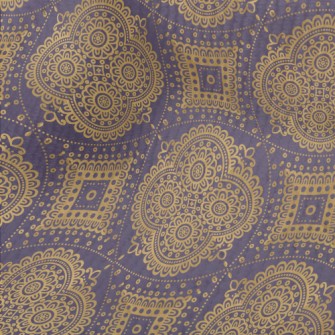 Retro Mandala Pattern Terry