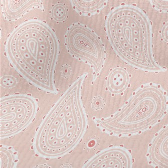 Pink Water Drop Pattern Terry