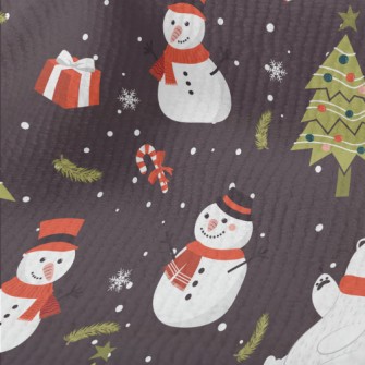 Polar Bear And Snowman Celebra Terry