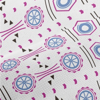 Abstract Decorative Pattern Performance Linen