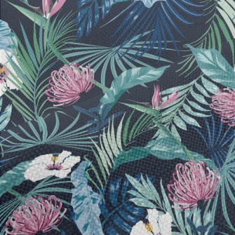 Tropical Plants And Flowers Performance Linen