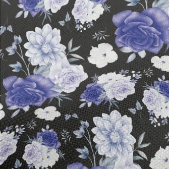 Premium Watercolor Flowers Performance Linen
