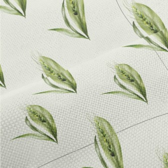 Beautiful Watercolor Leaves Performance Linen