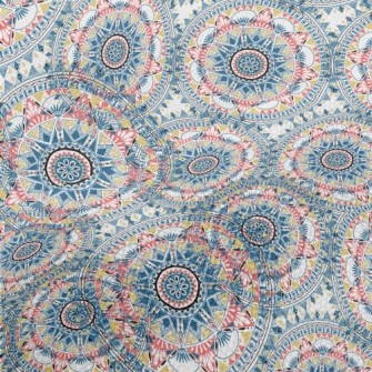 Bohemian Pattern Performance Linen
