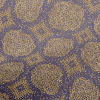 Retro Mandala Pattern Performance Linen