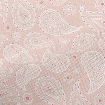 Pink Water Drop Pattern Performance Linen