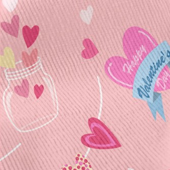Cute Valentine's Day Decor Standard Corduroy