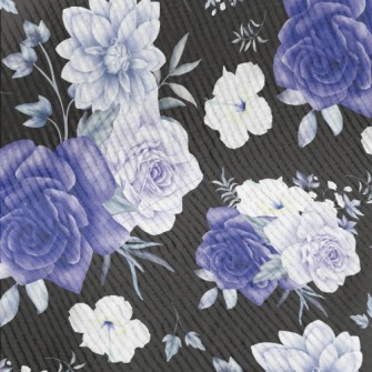Premium Watercolor Flowers Standard Corduroy