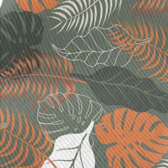 Cartoon Leaf Silhouette Standard Corduroy