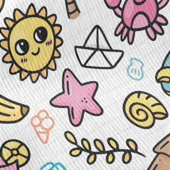 Beach Elements Graffiti Standard Corduroy