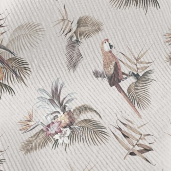 Hand Drawn Macaw Standard Corduroy