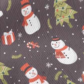 Polar Bear And Snowman Celebra Standard Corduroy