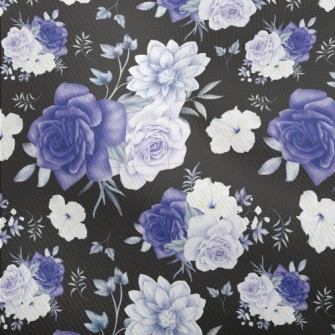 Premium Watercolor Flowers Dobby