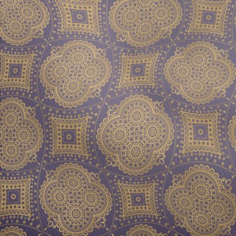 Retro Mandala Pattern Dobby