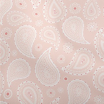 Pink Water Drop Pattern Dobby