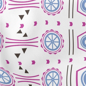Abstract Decorative Pattern Stretch Ponte