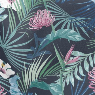 Tropical Plants And Flowers Stretch Ponte