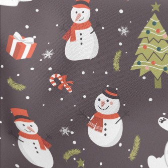 Polar Bear And Snowman Celebra Stretch Ponte