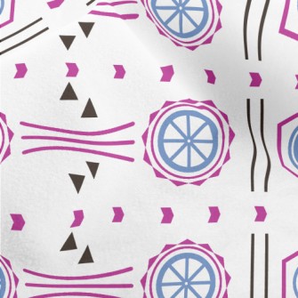 Abstract Decorative Pattern Micro Fleece