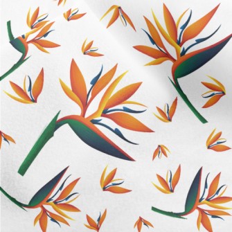 Beautiful Bird Of Paradise Micro Fleece