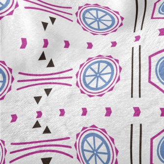 Abstract Decorative Pattern Minky