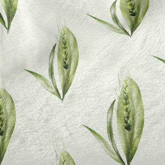 Beautiful Watercolor Leaves Minky