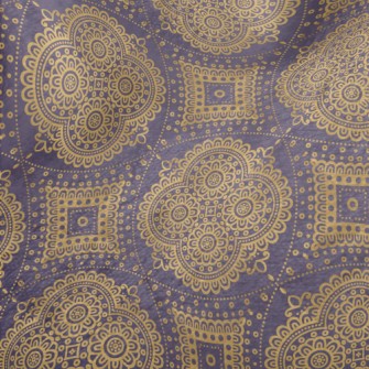 Retro Mandala Pattern Minky