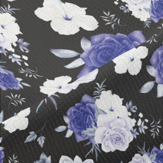 Premium Watercolor Flowers Piqué