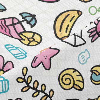 Beach Elements Graffiti Piqué