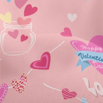 Cute Valentine's Day Decor Lightweight Performance Linen