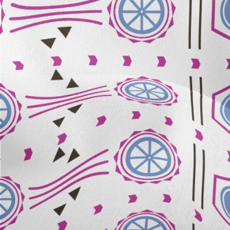 Abstract Decorative Pattern Lightweight Performance Linen