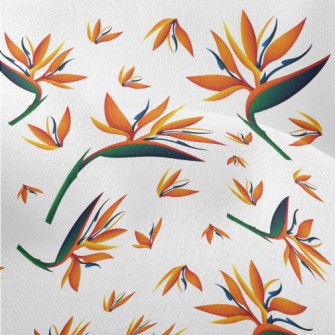Beautiful Bird Of Paradise Lightweight Performance Linen