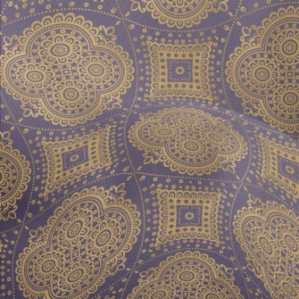 Retro Mandala Pattern Lightweight Performance Linen