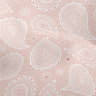 Pink Water Drop Pattern Lightweight Performance Linen