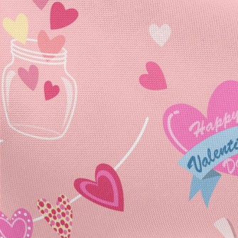 Cute Valentine's Day Decor Pongee