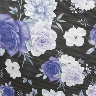 Premium Watercolor Flowers Pongee
