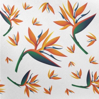 Beautiful Bird Of Paradise Pongee