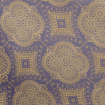 Retro Mandala Pattern Pongee