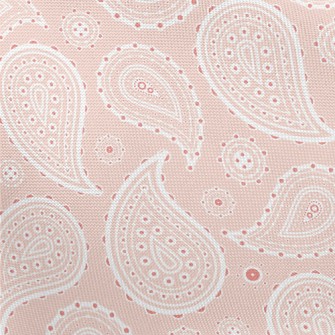 Pink Water Drop Pattern Pongee