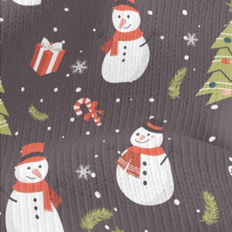 Polar Bear And Snowman Celebra Stretch Jersey