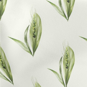 Beautiful Watercolor Leaves Lightweight Cotton Poplin