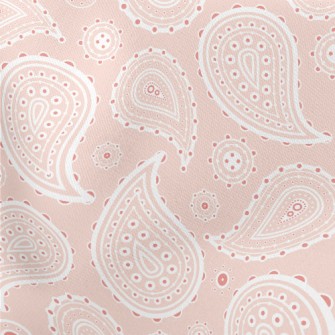 Pink Water Drop Pattern Lightweight Cotton Poplin