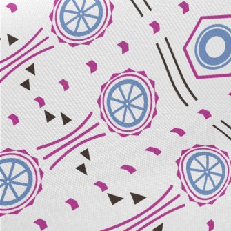 Abstract Decorative Pattern Midweight Cotton Poplin