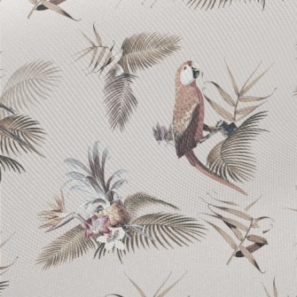 Hand Drawn Macaw Midweight Cotton Poplin