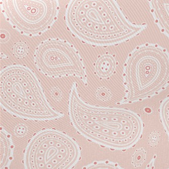 Pink Water Drop Pattern Midweight Cotton Poplin