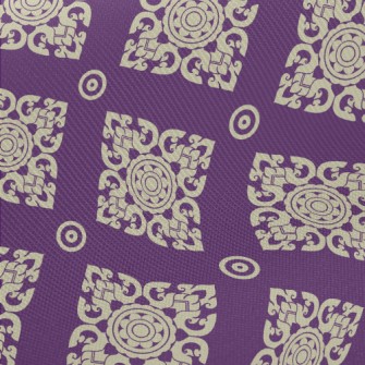 Thai Traditional Pattern Midweight Cotton Poplin