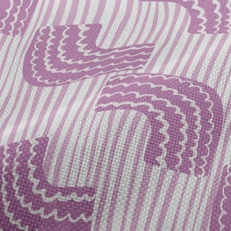 Mysterious Curved Texture Performance Linen