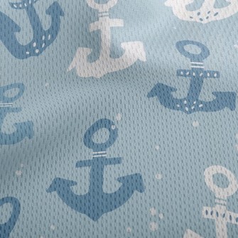 Huge Anchor Athletic Mesh Flat Back